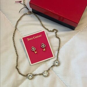 Juicy Couture Gold and Silver Earrings